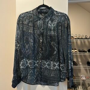 Zara Paisley Print Shirt